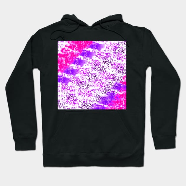 Sponge Print Pink/Purple/Black Hoodie by BlakCircleGirl